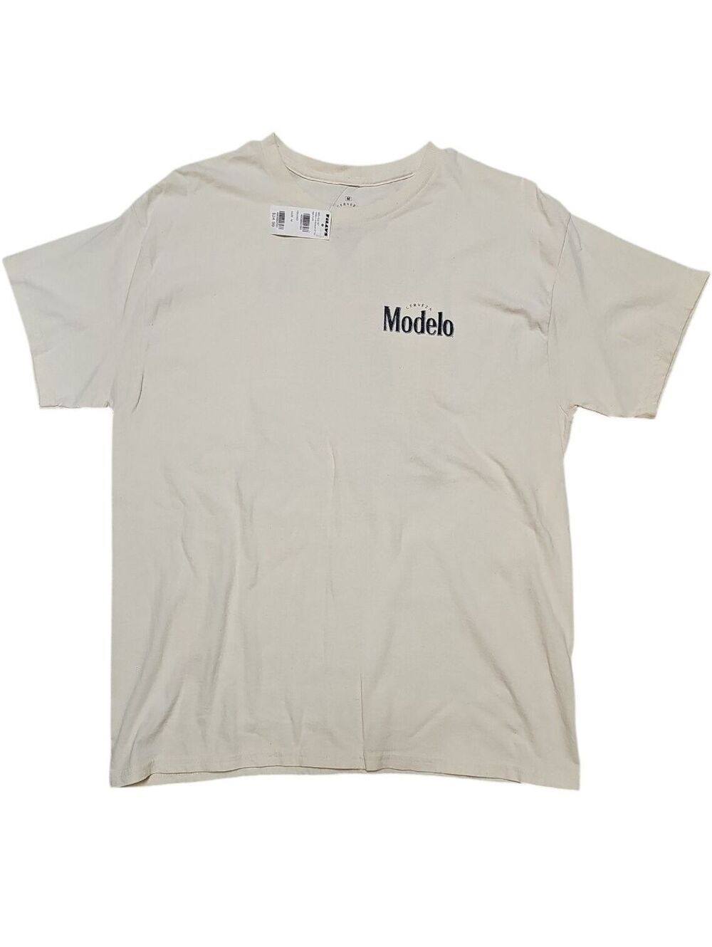 NWT Modelo Beer Tee Discontinued Floral Can Graphic Ripple Junction Tillys M